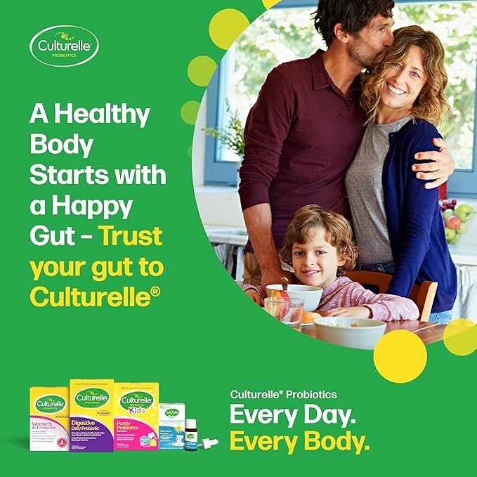 Culturelle 4-in-1 Probiotics for Women Daily Probiotic &amp Prebiotic Supplement to Support Vaginal Health Digestive Health Immune Health Occasional Diarrhea Gas &amp Bloating Relief Non-GMO