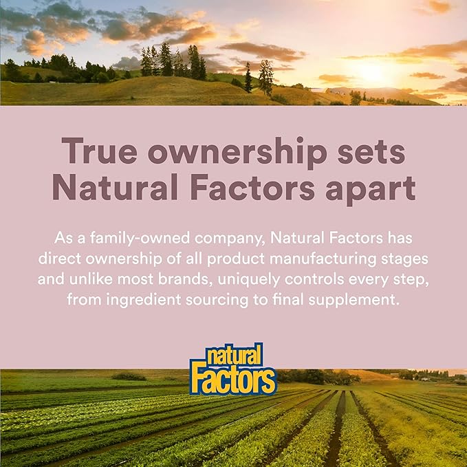 Natural Factors Whey Factors Grass Fed Whey Protein Concentrate Aids Muscle Development and Immune Health Double Chocolate 12 Oz