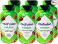 Vitafusion Calcium 500 mg Gummy Vitamins for Adults Creamy Swirled Fruit 100 Count (Pack of 6)