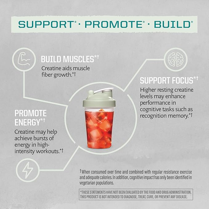Creatine Powder &amp Vanilla Classic Plus Organic Protein Powder Set | Bundle &amp Save | Vegan Protein Superfood Blend plus Unflavored Creatine Monohydrate (60 Servings Unflavored 30 Servings Vani