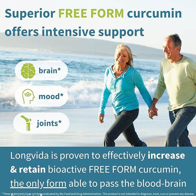 Igennus Longvida Lipidated Curcumin 500mg Ultra Bioavailable &amp Sustained Action 65x Higher Plasma Levels Intensive Support Free-Form Curcumin Vegan 90 Capsules