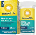 Renew Life Men's Care Probiotic Capsules Supports Mens Digestive Colon Immune and Respiratory Health L. Rhamnosus GG Dairy Soy and gluten-free 90 Billion CFU 30 Count