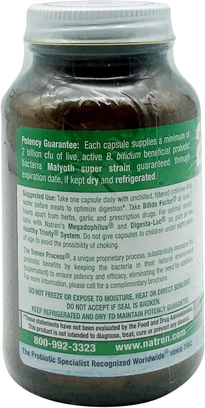 Natren Bifido Factor Dairy Free 60 Capsules