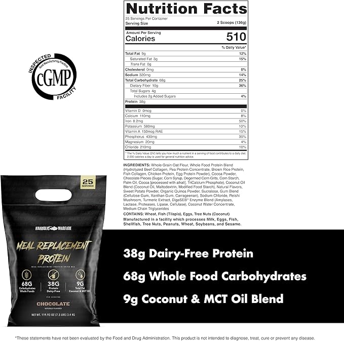 Meal Replacement Protein Whole Food Meal Replacement Protein Shake Chocolate 25 Servings