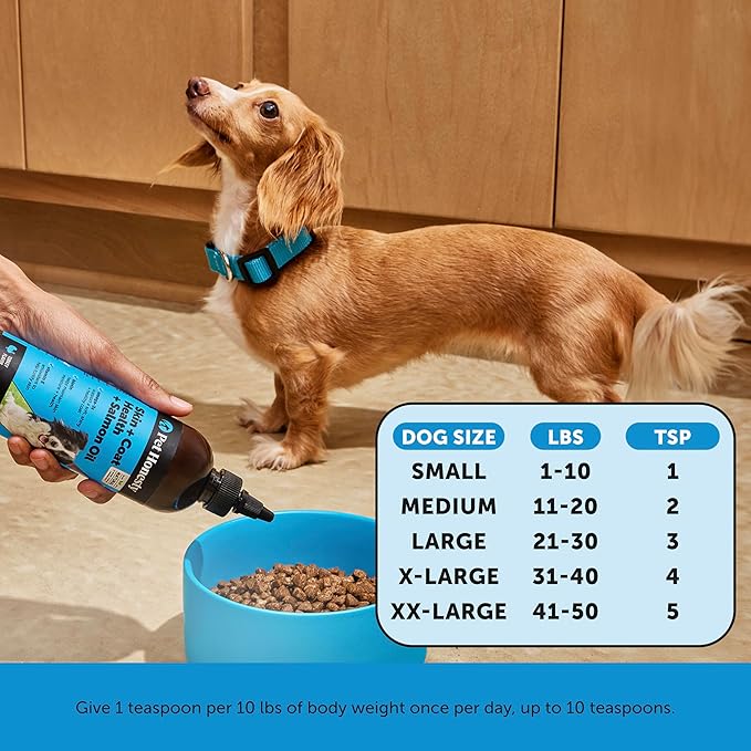 Pet Honesty Dog Skin and Coat Supplement with Salmon Oil for Dogs - Allergy Itch Relief + Skin &amp Coat Health Dog Food Topper Bone Broth with Salmon Oil Collagen Biotin + Vitamin E (12 oz)