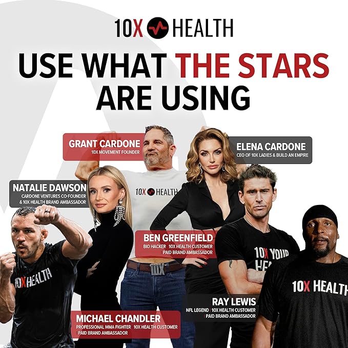 10X Health Vegan Protein Powder - 20g per Serving Plant Based Protein Powder for Muscle Support Strength &amp Nutrition - Dairy-Free &amp Gluten-Free - Chocolate 2.3 lbs 30 Servings