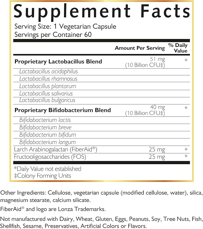 Cocó March N.M.D. Probiotics 20 Billion CFU – Probiotics for Women &amp Men - Gut Health Digestive &amp Immune Support – 9 Probiotic Strains Acid-Resistant Formula - Gluten Free &amp Dairy Free