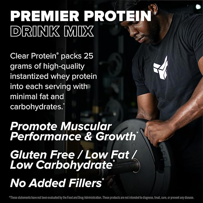 FINAFLEX CLEAR PROTEIN Vanilla - 2 lb - Promotes Muscular Performance &amp Growth - Milkshake-Like Taste - Low Carb Low Fat &amp Gluten Free - 27 Servings