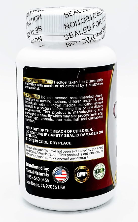 Co Q10 100 mg 30 Softgel Naturals Supports Energy for Joints antioxidant Enzyme Made in USA Gluten Free FDA Registered Facility Non GMO cGMP Standard