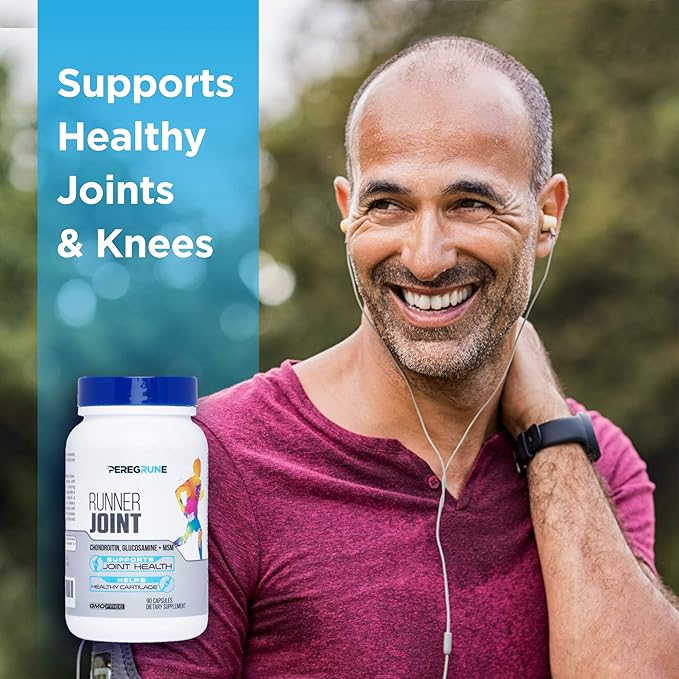 Runner Multivitamin &amp Joint Support Supplement | Antioxidants Complete B-Complex &amp Probiotics to Support Energy Endurance &amp Joint Wellness | Glucosamine Chondroitin &amp MSM | GMP Cert