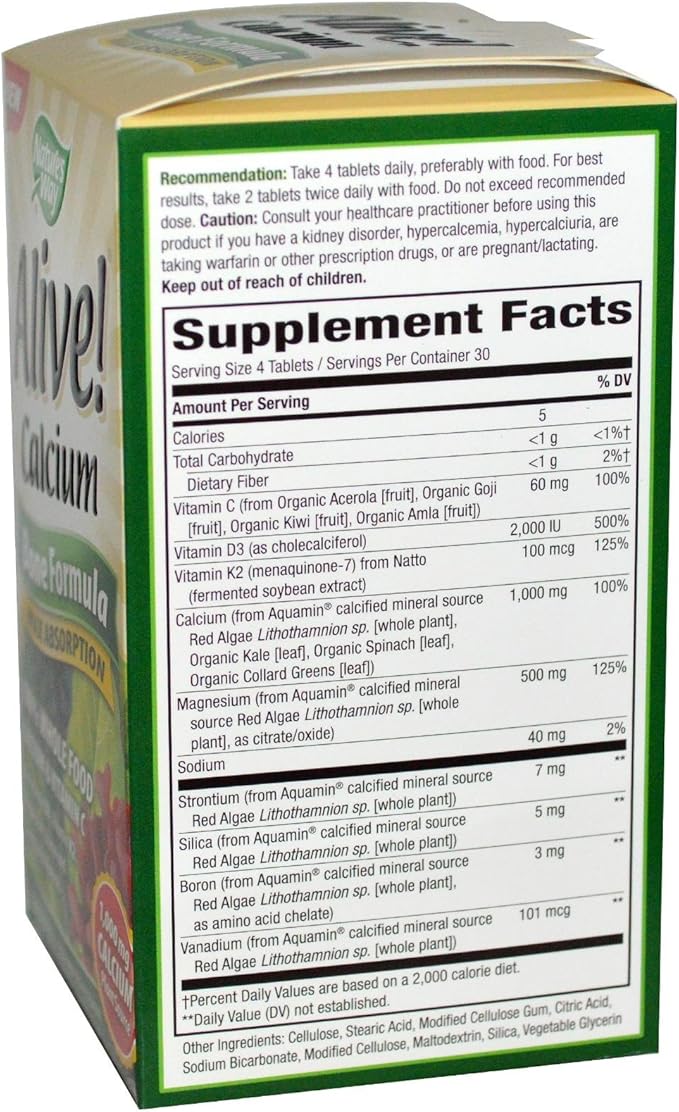 Alive Calcium Bone Formula