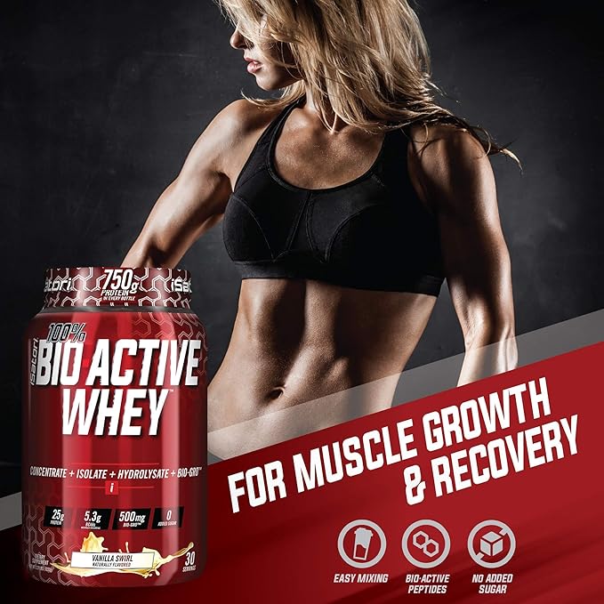 iSatori Bio-GRO Chocolate Ice Cream (60 Servings) &amp Bio-Active Whey Protein Powder Chocolate Sensation (30 Servings)