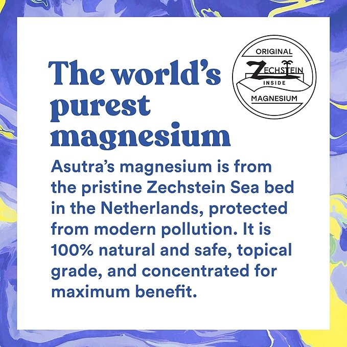 ASUTRA Magnesium Chloride Bath Flakes 4 lbs - for Relaxing Foot &amp Body Soaks Epsom Salt Alternative Rapid Absorption