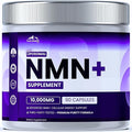 NMN Supplement with NAD+ and Resveratrol - 10000MG Extra Strength | NMNH Alternative | NAD Liposomal Supplements for Men and Women - Supports Cellular Energy | 90 Capsules 3 Months Supply