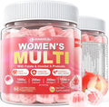 Sugar-Free Women's Multivitamin Gummies - Women Methylated Multivitamin Filled Gummies with Omega-3 Enzymes &amp Antioxidant Blend to Support Overall Health Immunity Hair Nails &amp Skin Health
