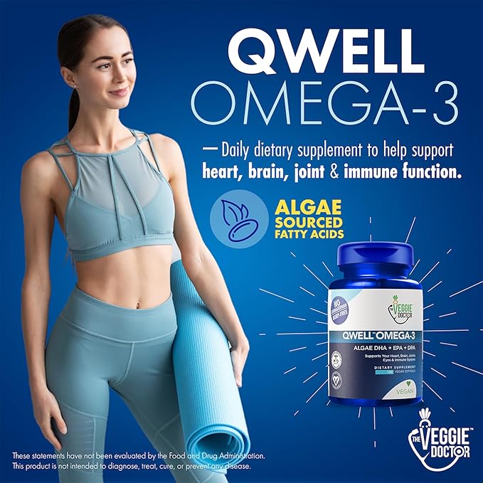 Vegan Omega 3 Supplement – Algae Omega 3 with DHA EPA DPA – Vegan Capsules from Algal – Fish Oil Alternative – Plant-Based Algae Oil Formula – Non-GMO Carrageenan-Free (120 Capsules 2 Month Supply)