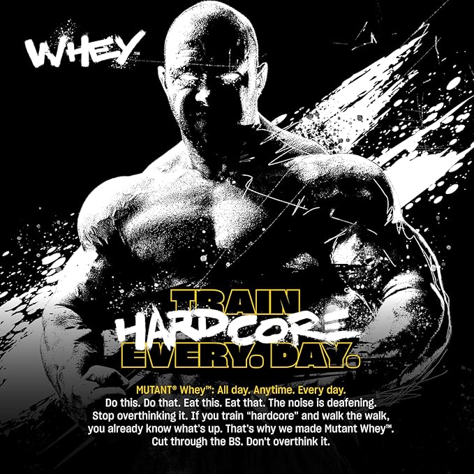 Mutant Whey – 100% Whey Protein Powder Shake Gourmet Taste 22g of Protein Fast Absorbing Easy Digesting 5lbs - Vanilla Ice Cream