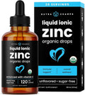 NutraChamps Liquid Zinc for Kids &amp Adults Vegan Pure Ionic Zinc Drops Enhanced with Vitamin C Supplements for Immune Support Sugar-Free Liquid 4 oz