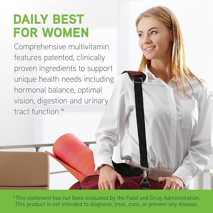 DAVINCI Labs - Daily Best Women - A Dietary Supplement with VitaminB6 Vitamin B12 Vitamin C Vitamin K2 and More - Vegetarian Gluten-Free - 90 Capsules