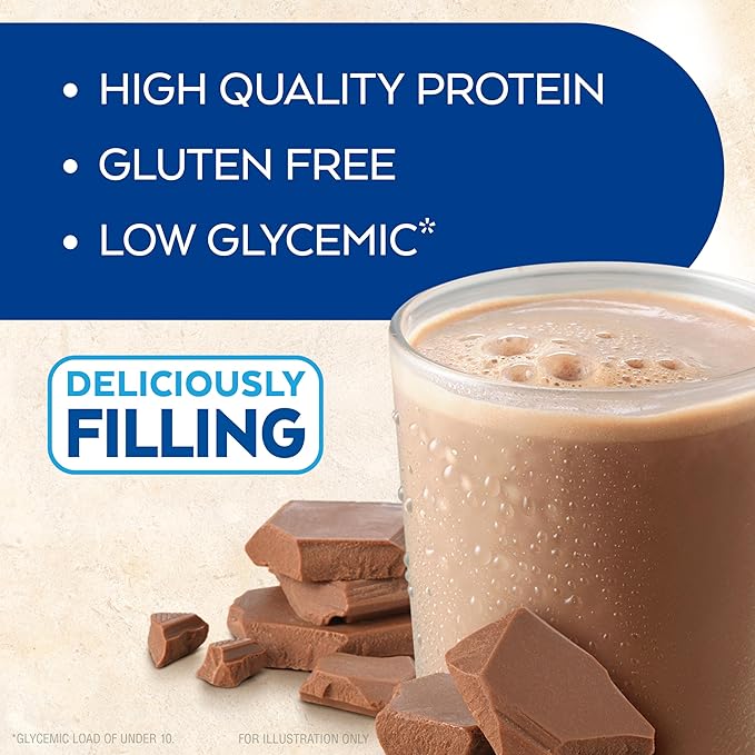 Atkins Peanut Butter Granola Protein Meal Bar High Fiber 16g Protein 1g Sugar 4g Net Carb &amp Milk Chocolate Delight Protein Shake 15g Protein Low Glycemic 2g Net Carb 1g Sugar