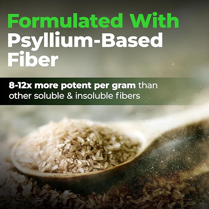 Species Nutrition Fiberlyze Fiber Supplement Psyllium Based Soluble &amp Insoluble Fiber Powder for Healthy Colon Digestive Functions (Fruit Punch 30 Servings)