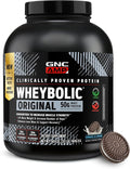 GNC AMP Wheybolic Clinically Proven Protein Powder 50g Whey Protein BCAA Leucine Increases Muscle Strength Muscle Building 3rd Party Tested Gluten Free Cookies &amp Cream 26 Servings