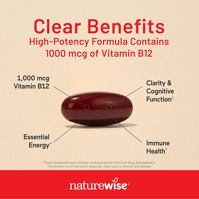 NatureWise (Pack of 2 Vegan Vitamin D3 5000IU + K2 - Organic Coconut MCT Oil - 30 Softgels[30-Day Supply] + [1] Vitamin B12 1000 mcg - Gluten-Free Non-GMO - 60 Softgels[60-Day Supply]