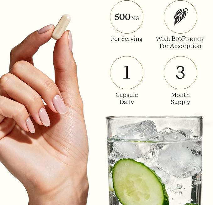 Calcium D-Glucarate | 500MG | CDG for Liver Detox and Cleanse Hormone Balance and Menopause Support | Calcium Supplement | Vegan Non-GMO Third-Party Tested | 90 Capsules (3-Month Supply)