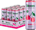Bloom Nutrition Sparkling Energy Drink - Natural Caffeine Zero Sugar 180mg Caffeine - Antioxidant-Rich with Green Coffee Bean Green Tea Extract Prebiotics - Shirley Temple- 12oz 12 Pack