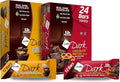 NuGo Dark Variety - Pretzel with Sea Salt 12 Bars &amp Peanut Butter Cup 12 Bars 12g Protein Bar Vegan Gluten Free Non-GMO Kosher Pareve 24 Count Variety