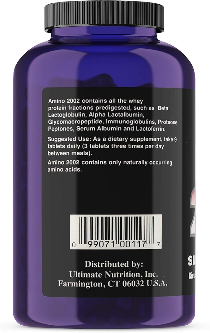 Ultimate Nutrition Amino 2002 - Super Whey Formula 330 tabs