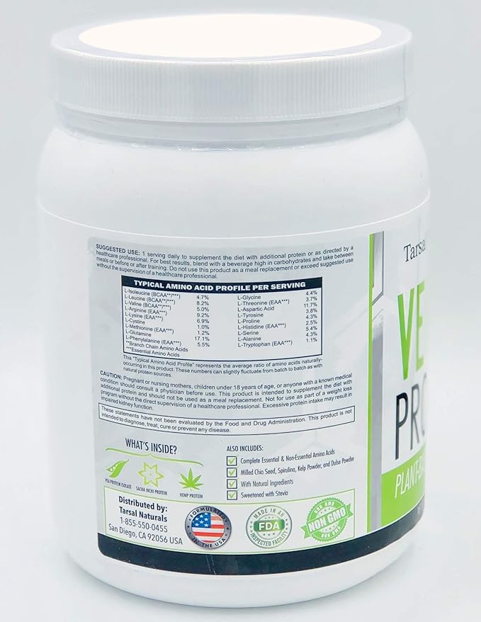 Protein Powder 16 oz 454 Grams Naturals Chocolate Flavor Protein Providing Healthy Body Gluten Free Made in USA FDA Registered Facility