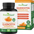 ForestLeaf Quercetin with Bromelain 1350mg - Blend with Vitamin C &amp Stinging Nettle Supplement Quercetin 500mg Capsules Non-GMO Gluten Free Natural Function 90 Veggie Caps
