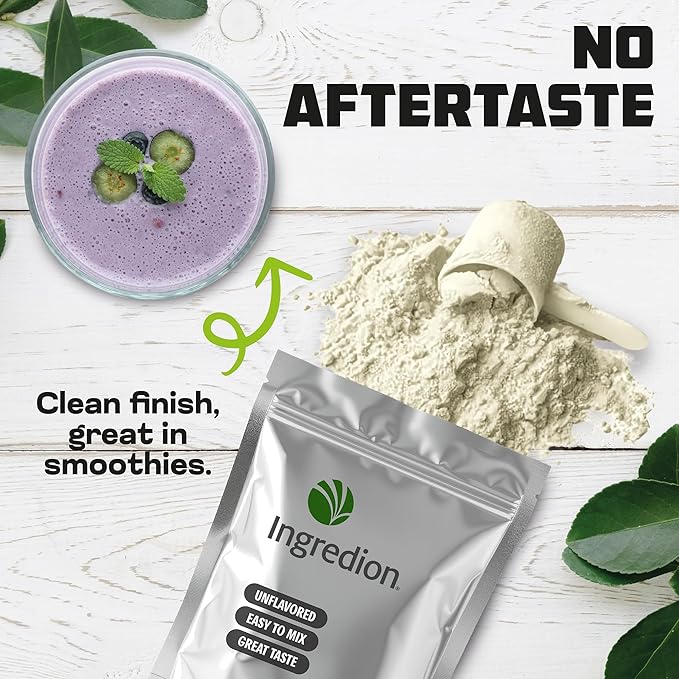 Pea Protein Powder – 44 lb Plant-Based Protein – Isolate Powder for Beverages Snacks Shakes – Clean Unflavored Taste – Diet-Friendly and Easy to Digest – Resealable Pouch