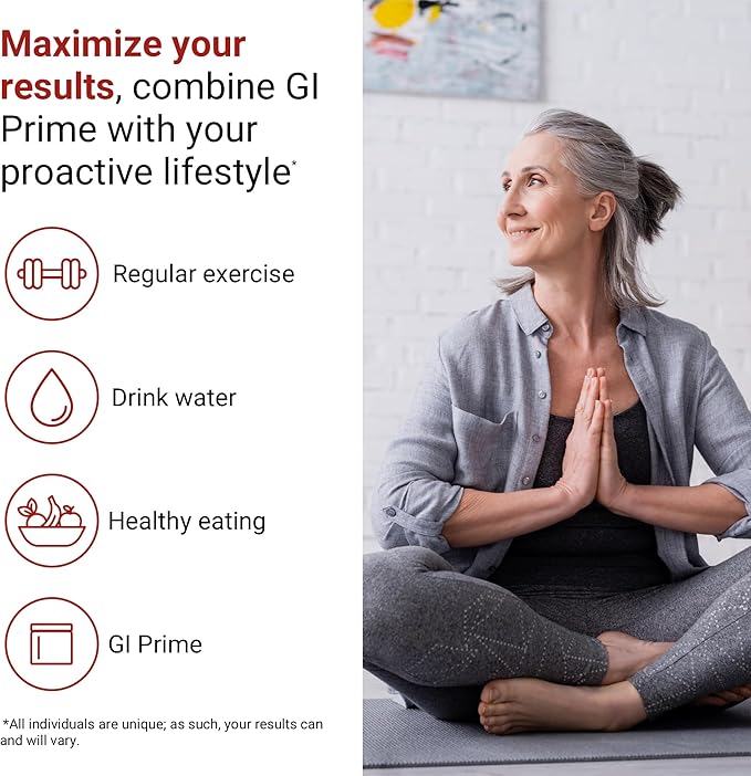 ACTIVATEDYOU GI Prime Digestive Health Drink to Support a Healthy GI Lining Improve Digestive Comfort and Energy - Berry Calm Flavor (30 Servings)