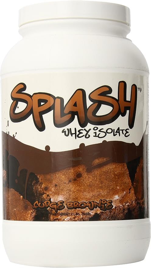 Splash Whey Isolate Fudge Brownie 2 Pound