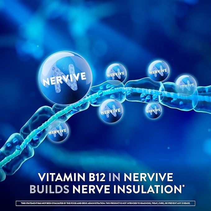 Nervive Nerve Health Glucose Support Tablets Nervive Supplement Nervive Tablet Alpha Lipoic Acid Chromium Picolinate Vitamin B12 B6 B1
