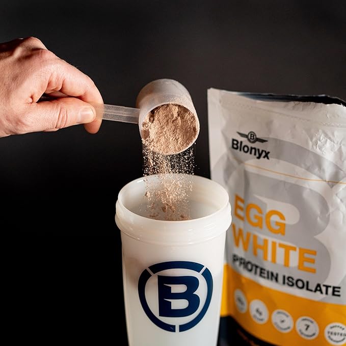 Egg White Protein Isolate Powder - Chocolate Milk Flavor 20g Protein per Serving Gluten &amp Lactose Free Natural Ingredients 1.63 lbs