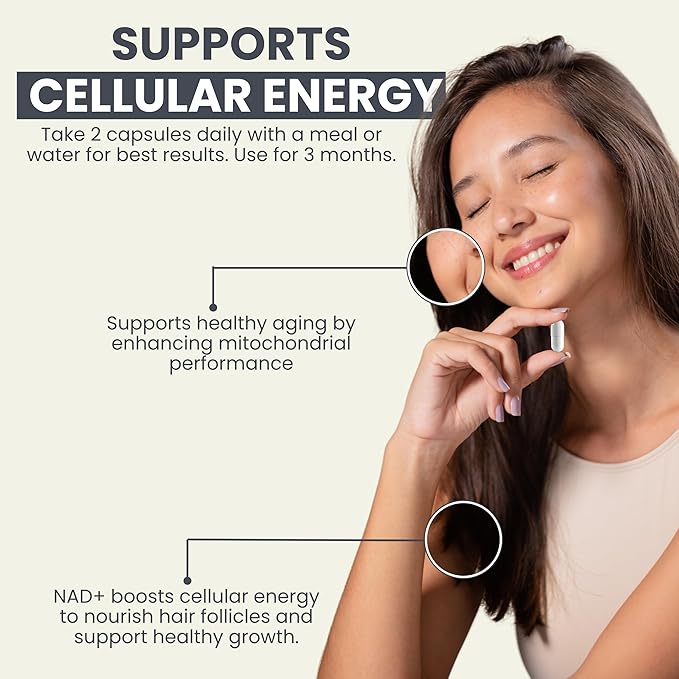 NAD+ Resveratrol Supplement for Energy Cellular Health &amp Healthy Aging – High Potency NAD Plus Capsules for Men &amp Women – Antioxidant Support (150 Count (Pack of 1))