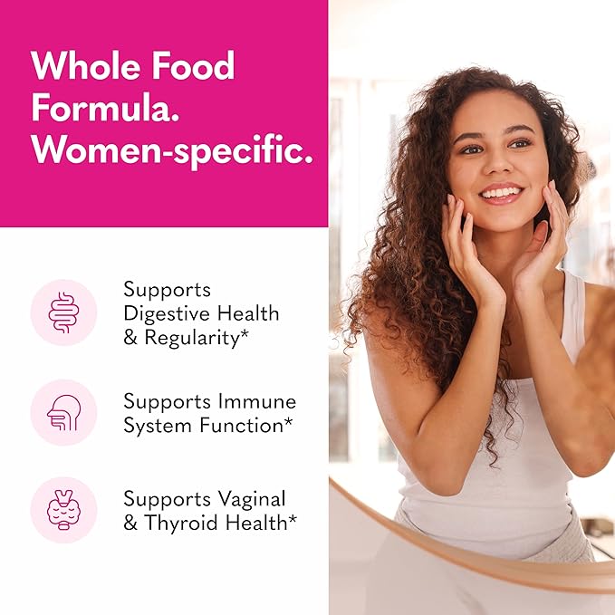 Garden of Life Raw Probiotics Women - 32 Strains - Dietary Supplement for Immune Digestive &amp Vaginal Health Support - Aids Female Health - 90 Vegetarian Capsules