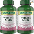 Nature's Bounty High Potency Women’s Complete Multivitamin Daily Vitamin with Vitamin C Supports Heart Health &amp Immune Function Essential Nutrition for Women 120 Caplets (Pack of 2)