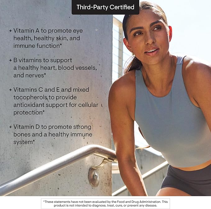 THORNE - Basic Nutrients 2/Day - Comprehensive Daily Multivitamin with Optimal Bioavailability - Vitamin &amp Mineral Formula - Gluten Dairy &amp Soy-Free - 60 Capsules - 30 Servings