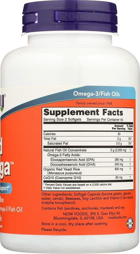 Now Foods Red Omega 90 Softgels