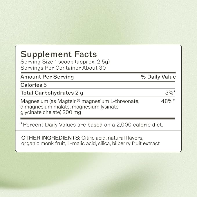 Amy Myers MD NeuroCalm Mag - Magnesium Body Brain &amp Nervous System Dietary Supplement - Gluten-Free Dairy-Free &amp Non-Soy Healthcare Supplement - 30 Servings