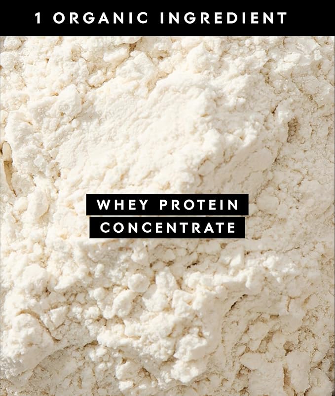Truvani Organic Whey Protein Powder | Unflavored | 20g Grass Fed Whey Protein | 20 Servings | USDA Organic &amp Non-GMO | Gluten Free | No Gums No Soy No Stevia No Added Sugars