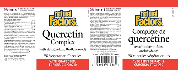 NATURAL FACTORS Quercetin Complex 90 CT