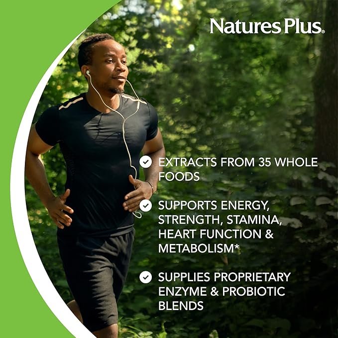 NaturesPlus Source of Life Garden Family Multivitamin - 60 Chewables - Mixed Berry Flavor - Energy Metabolism &amp Digestive Health with Probiotics - USDA Certified Organic - Up to 60 Servings