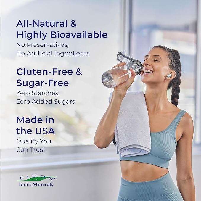 Eidon Liquid Magnesium Concentrate - Ionic Magnesium Chloride Drops for Men and Women Supports a Sense of Calm and Muscle Relaxation Bioavailable No Additives or Preservatives - 2 oz 2 Pack