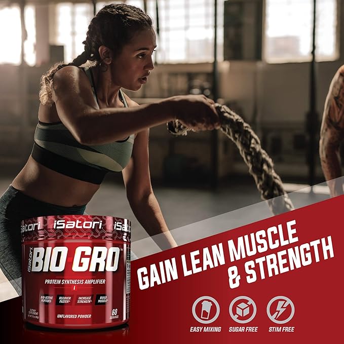 iSatori Bio-GRO Vanilla Ice Cream (60 Servings) &amp Bio-Active Whey Protein Powder Vanilla Swirl (30 Servings)