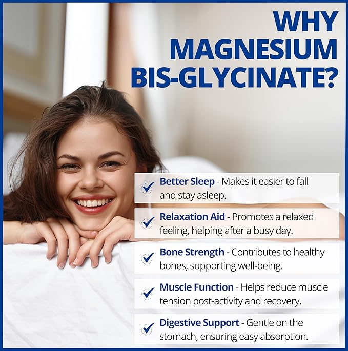 CanPrev Magnesium Bis-Glycinate Gentle 200mg 120 V-Caps 120-Day Supply - Pure Elemental Magnesium Supplement Supports Bone and Muscle Function Gentle on Stomach Perfect for Daily Magnesium Needs